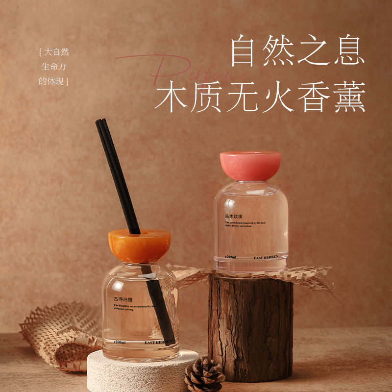 Home Fragrance Hotel - Zuoheリードディフューザー プレミアム ファイアレス アロマセラピー 長続きする香り エアフレッシュナー