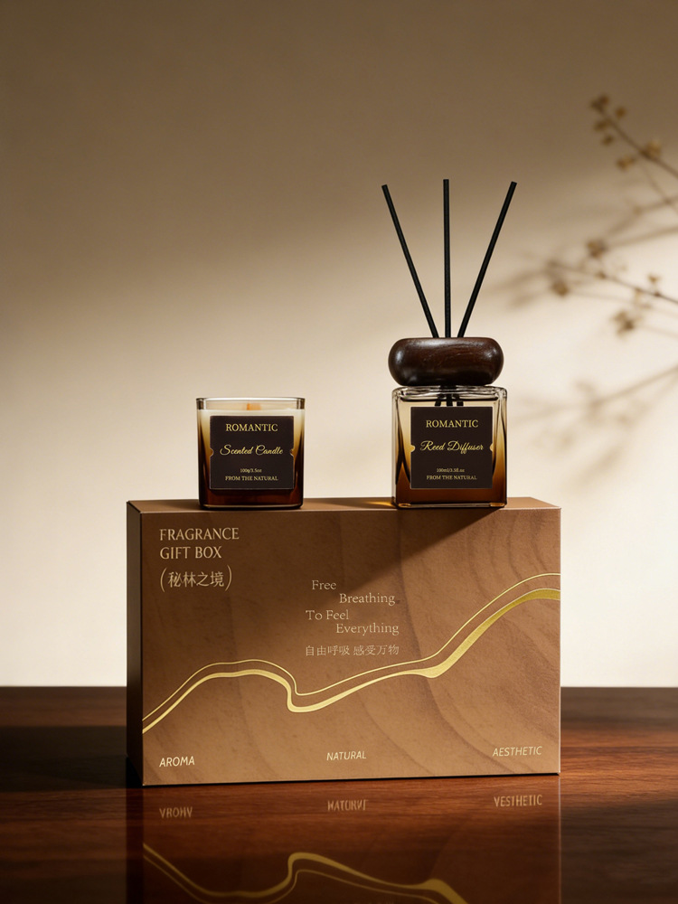火を使わないアロマセラピーギフトボックス、エッセンシャルオイ - Home Fragrance Gift Set のレビューと価格