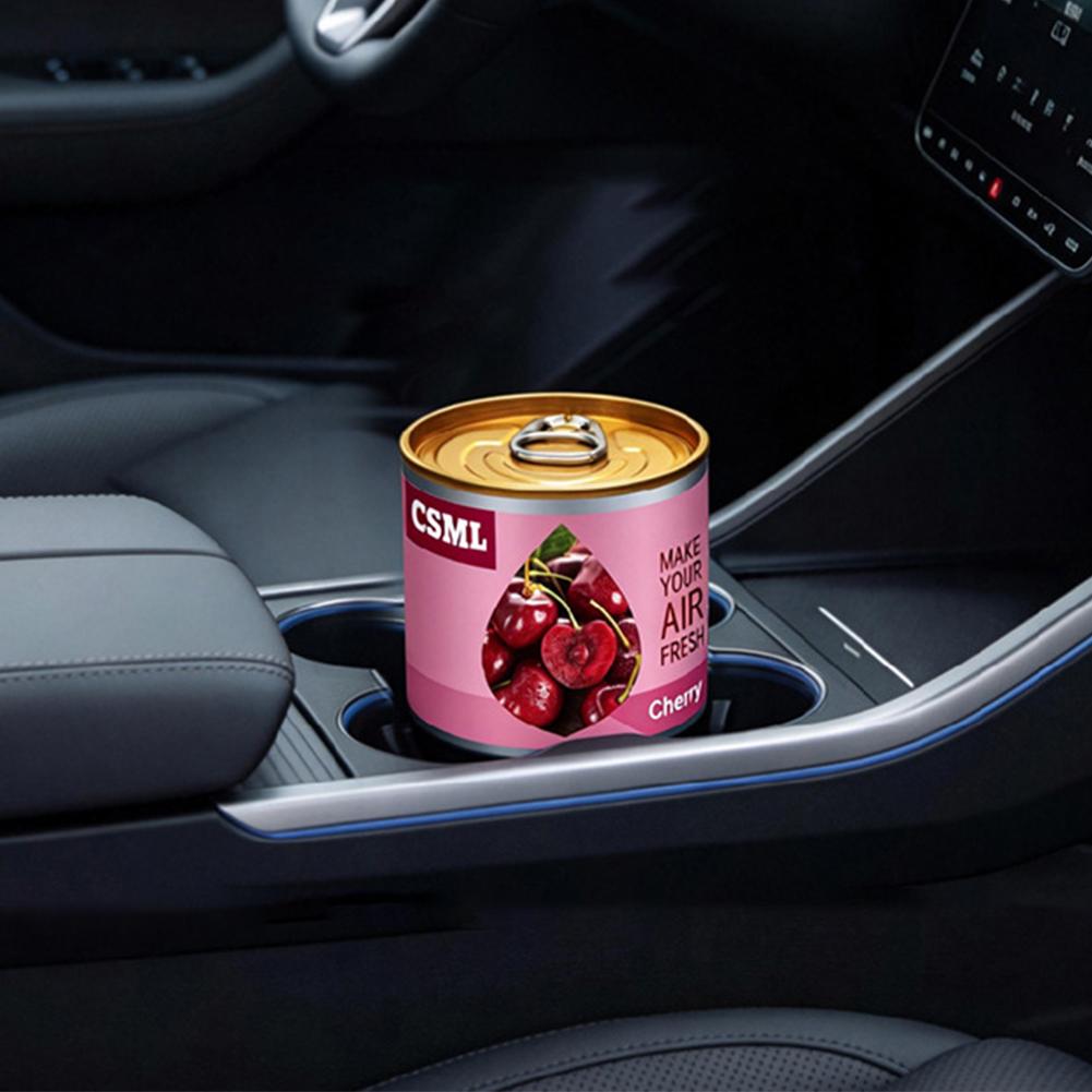 車用固形エアフレッシュナー、バブルガムの香り、オーガニック缶 - Home Fragrance Janzen のレビューと価格