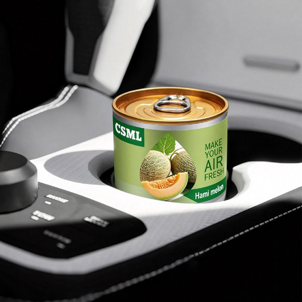 車用固形エアフレッシュナー、バブルガムの香り、オーガニック缶 - Home Fragrance Janzen のレビューと価格