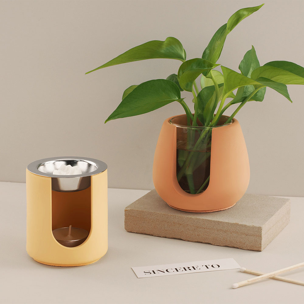 円筒香炉シリコーン型 DIY 水耕花瓶コンクリートセメント型 - Wax Melt Burner のレビューと価格