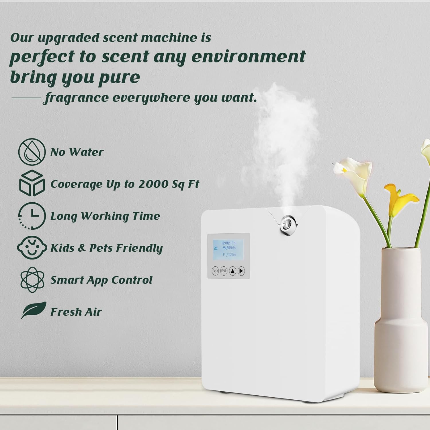 アロマディフューザー 300 ミリリットル WIFI 制御エ - Home Fragrance Hotel のレビューと価格
