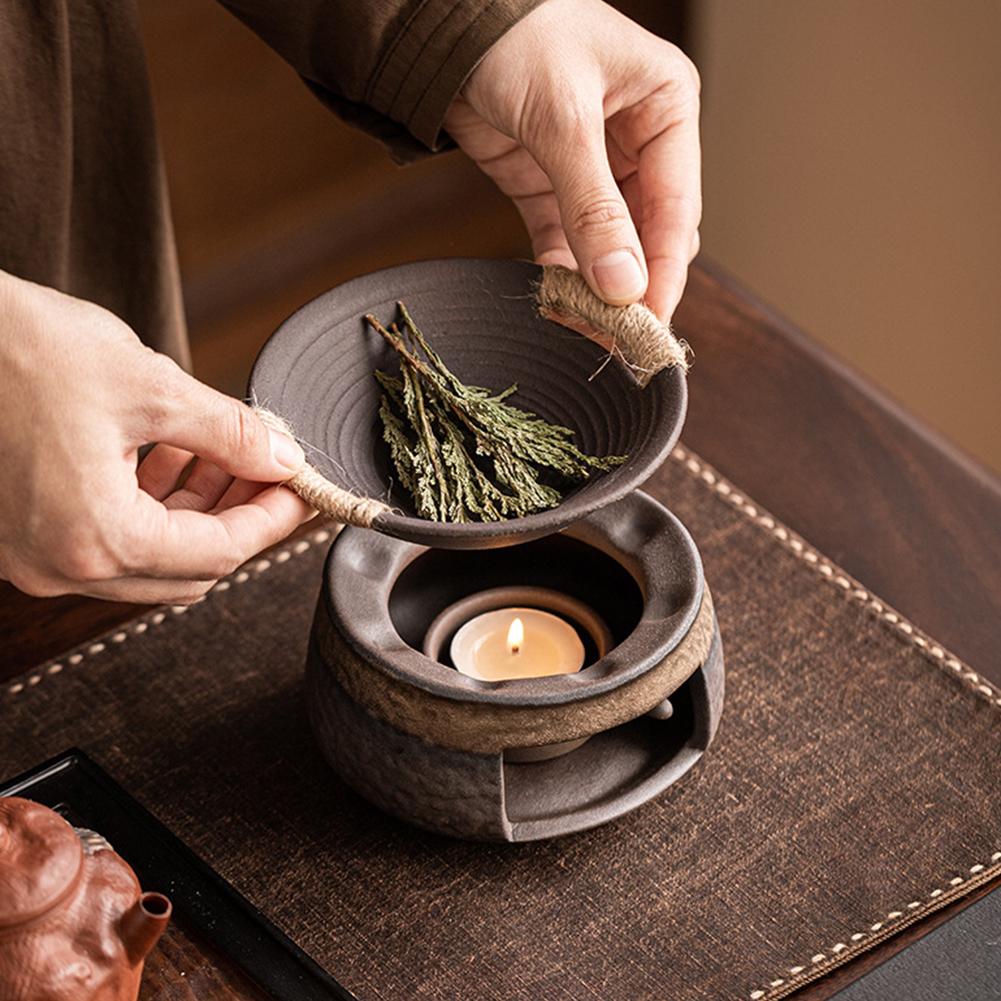 ヴィンテージセラミックワックスメルトバーナー、アロマオイルデ - Wax Melt Burner のレビューと価格